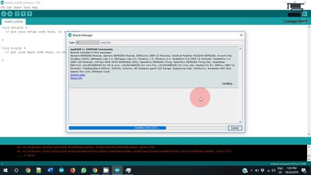 Adding NODE MCU ESP8266 board to Arduino IDE смотреть онлайн