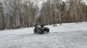 Honda X4 sidecar хонда Х4 с коляской