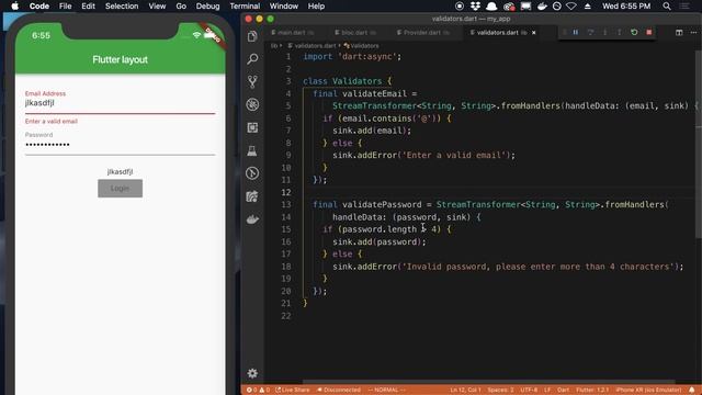 Learning Flutter Forms with rxdart смотреть онлайн