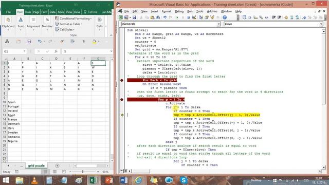 Little VBA puzzle (loops, Ifs, offset) смотреть онлайн