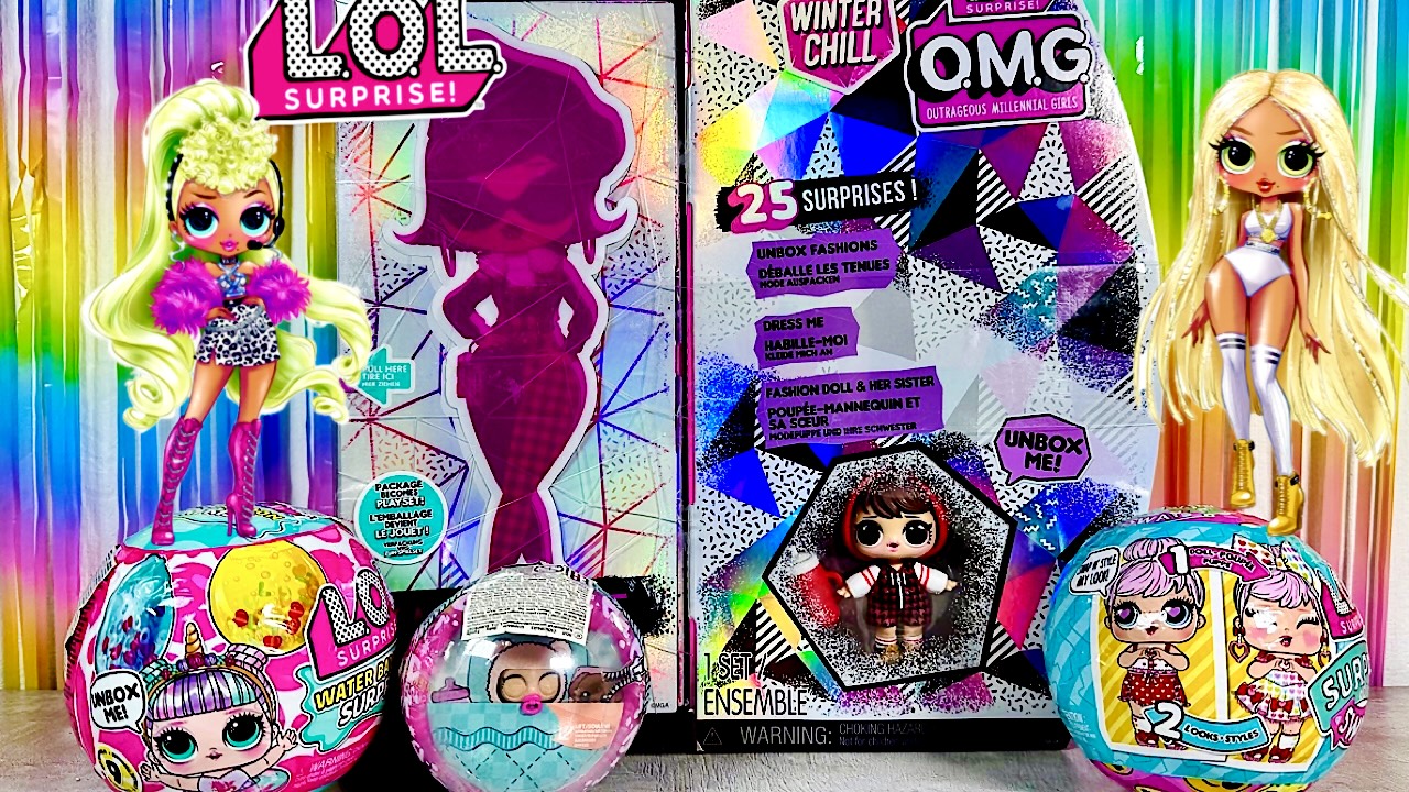 LOL Surprise Mix! O.M.G. Winter Chill, Water Balloon, Baby Bundle, Swap смотреть онлайн