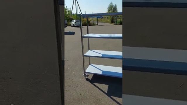 Стеллаж из нержавеющей стали (304) смотреть онлайн