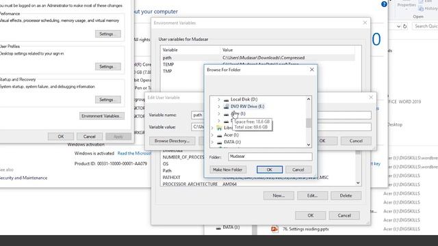How to Fix config Error “Not Recognized in Internal or External in cmd in Urdu Hindi Tutorial смотреть онлайн