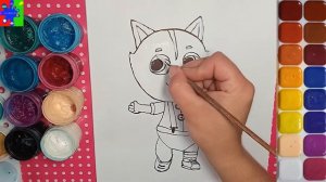 Кошечки-собачки рисуем Максика из мультика. Простые рисунки для детей.