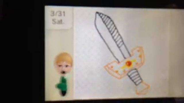 Drawing Kokiri Sword Swapdoodle Nintendo 3DS смотреть онлайн