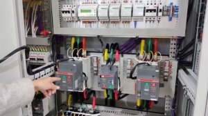 АВР 2 ввода, 2 нагрузки с секционным выключателем на моторприводах АВВ.