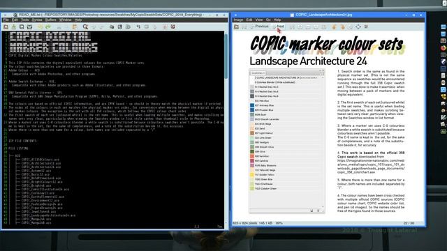 FREE! All 358 COPIC Marker Colour Swatches