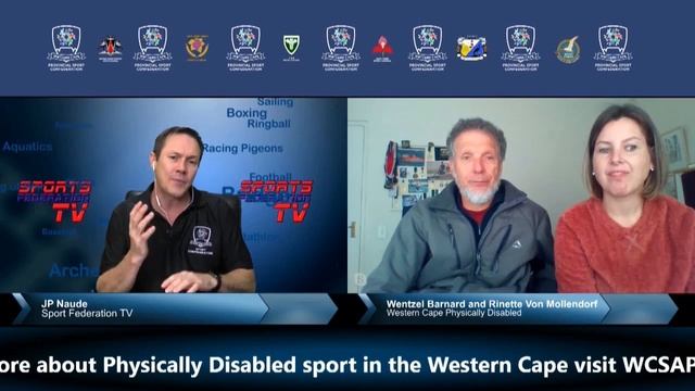Western Cape Physically Disabled Sport Wentzel Barnard and Rinette Von Mollendorf смотреть онлайн
