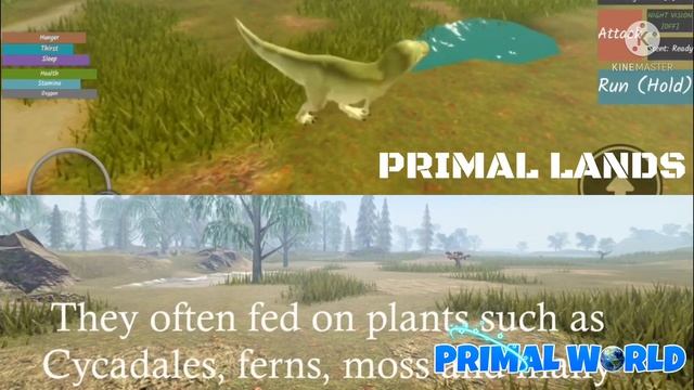 Primal lands vs Primal world comparison (Remake vs Old) смотреть онлайн
