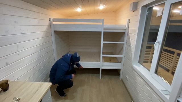 Расширяем географию. Бытовка "МиниСканди" в Московской области. смотреть онлайн