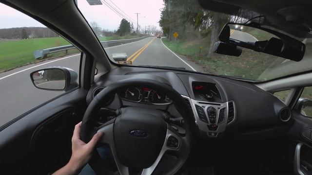 2013 Ford Fiesta 50,000 Mile Review | Back Roads Of New Jersey (POV) смотреть онлайн