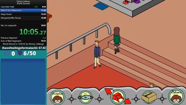 Daria's Inferno Any% PB Speedrun 15:45.42 смотреть онлайн