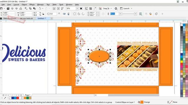 CorelDraw with Photoshop tutorial | Sweet Box Design or Mockups смотреть онлайн