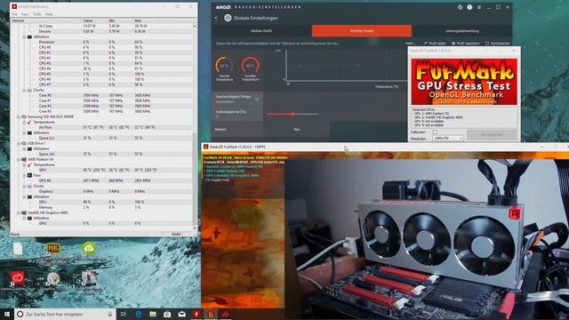 AMD Radeon VII (Seven) | Noise and Temperatures | Cooler Performance | Vega 20 7 nm смотреть онлайн