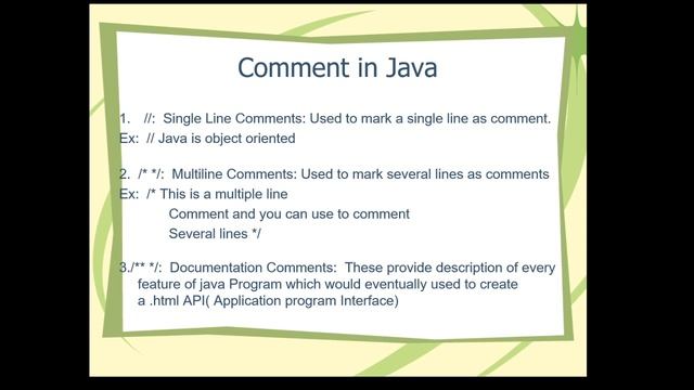 #3 Java Type and Program Type, Type Casting, Comments, Errors смотреть онлайн
