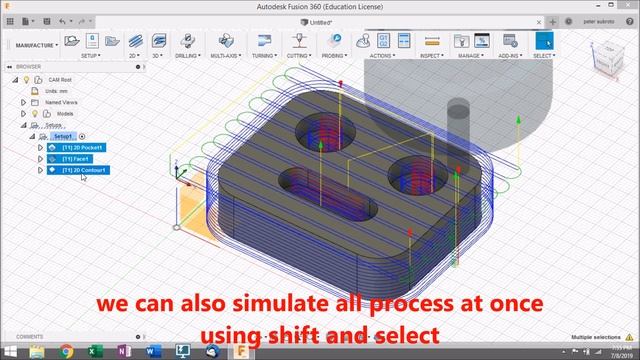 Autodesk Fusion 360 to Arduino GRBL GCODE CNC смотреть онлайн