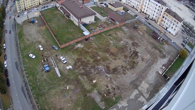 Строительство ЖК "Панорама" в центре Грозного смотреть онлайн