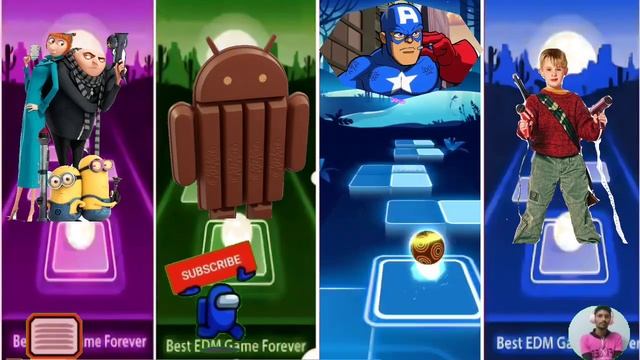 despicable me ? Android KitKat Challenge ? Super hero Squid show ? Home alone ? Who will win ? смотреть онлайн
