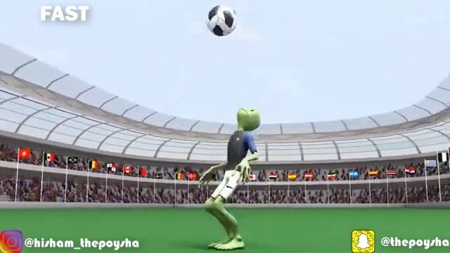 Зелёный человек танцует .Dama