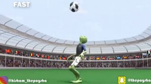 Зелёный человек танцует .Dama