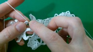 Ажурная накидка крючком.Ч1.Брюггское кружево. Воротник накидка крючком .