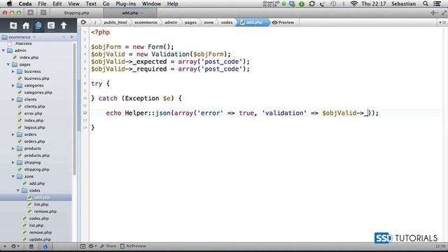 10-06: E-commerce application with PHP, MySQL, Ajax and PayPal (Season 3) смотреть онлайн