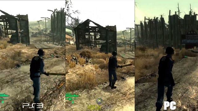 Fallout 3 - PS3 vs Xbox 360 vs PC смотреть онлайн