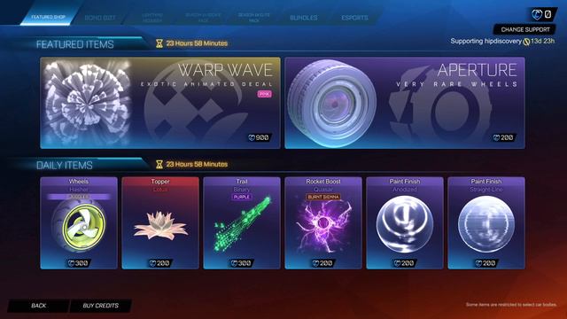 Today’s Rocket League Daily Item Shop ⏱️🏎️💨 March 13th, 2024