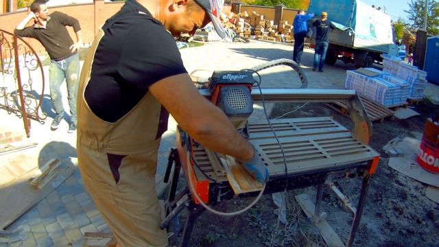 Облицовка фасада . Терраса и ступени . смотреть онлайн