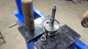 Перепресовка коленвала скутера + центровка  балансировка