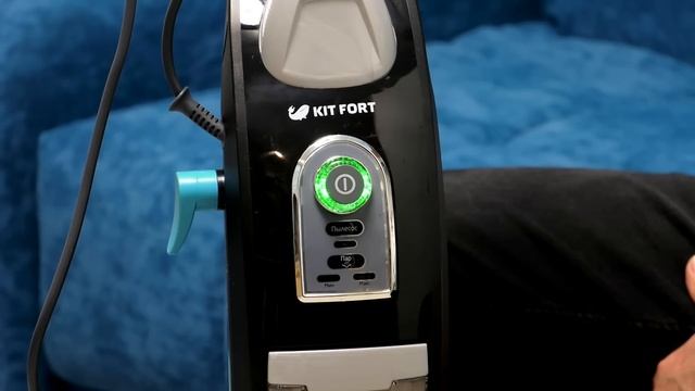 Kitfort KT-535: проводной вертикальный пылесос с функциями сухой уборки и паровой швабры смотреть онлайн