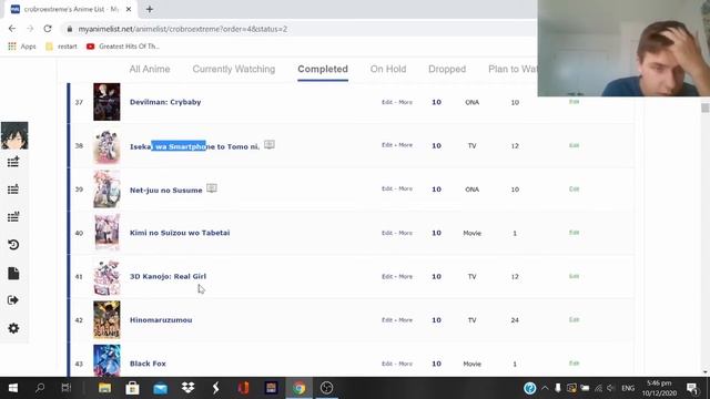 Reviewing My Top 50 From Myanimelist смотреть онлайн