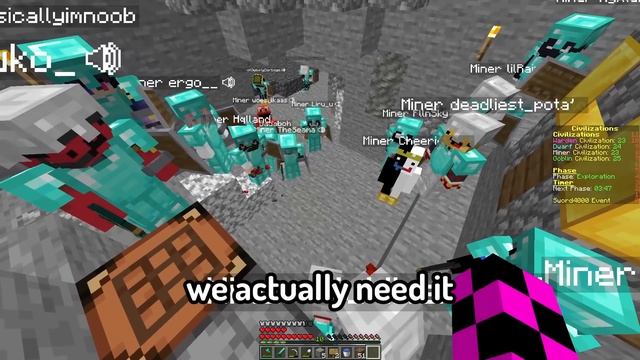 100 Players Simulate Underground Civilization in Minecraft Hardcore... смотреть онлайн