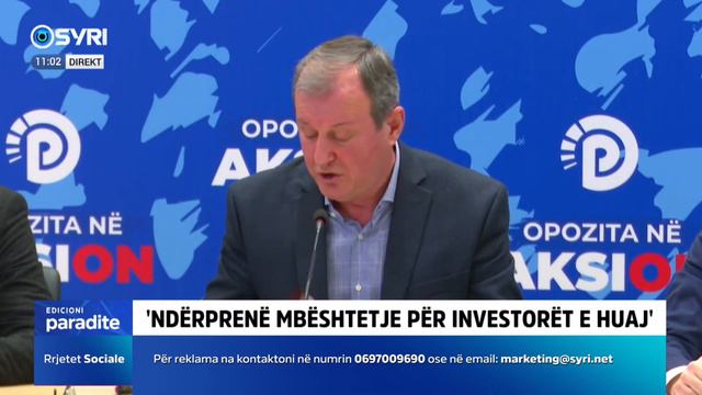 Departamenti I Energjisë Në Partinë Demokratike Konferencë Për Mediat (27.02.2024)