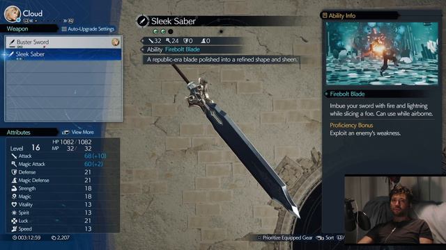 Finding the super-secret, stronk, weapon for Cloud after Kalm | FFVII Rebirth Tip #ff7rebirth смотреть онлайн