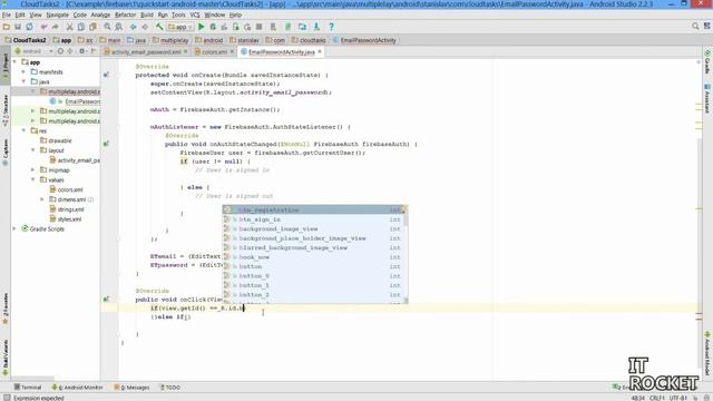 Урок 1. Firebase в Android. Аутентификация и регистрация пользователей