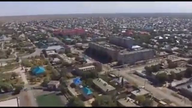 Әйтеке би кентінің әуеден түсірілген видеосы смотреть онлайн