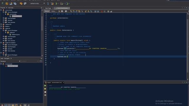 Computer Programming 1(Java Console Program that uses prithln();) смотреть онлайн