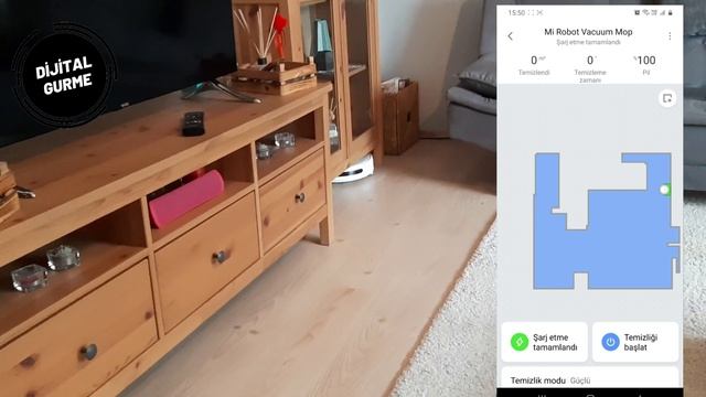 Xiaomi Mi Robot Vakum Mop Haritalandırma - MiHome Uygulaması Kullanımı смотреть онлайн