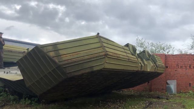 Гусеничный самоходный паром