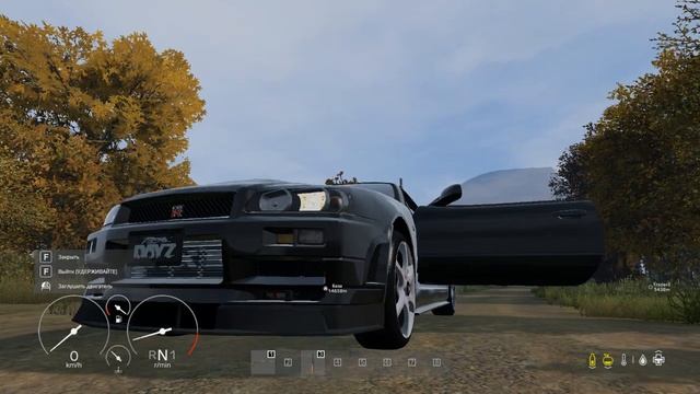 DayZ. Транспорт. Мод Nissan Skyline GTR BNR34 смотреть онлайн
