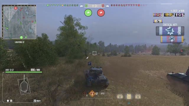 Forward Position | AMX 13 57 | WoT Console смотреть онлайн