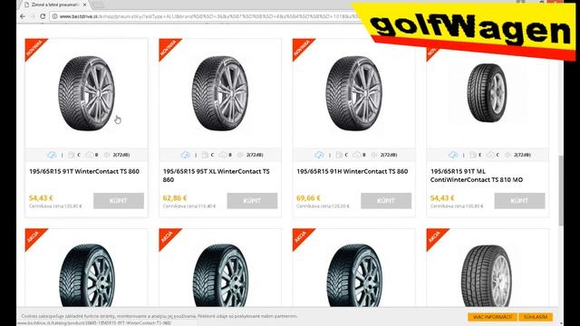 VW Golf 5, What I Want Winter Tires