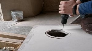 Как сделать круглое отверстие в гипсокартоне.