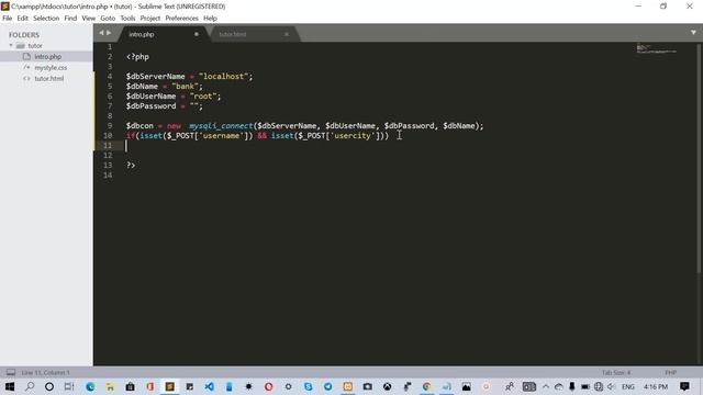 ፕሮግራሚንግ #10 PHP MySQL Database Connection and Inserting data in amharic ዌብሳይት (ሶፍትዌር) ፕሮግራሚንግ смотреть онлайн