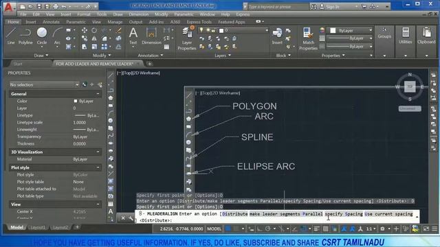 72 (MODIFY TOOL) MULTILEADER ALIGN (MLA) COMMAND AUTOCAD, ALL OPTIONS смотреть онлайн