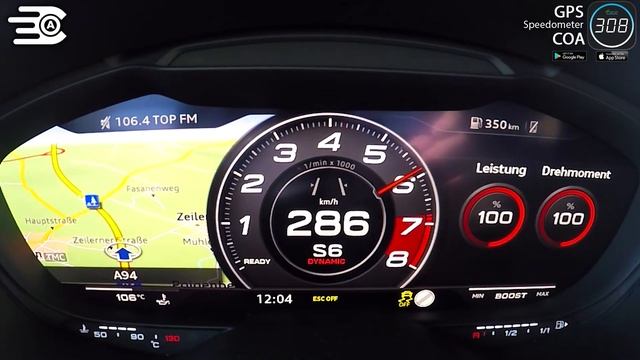 0-290km/h | Audi TT RS | TOP SPEED, Acceleration TEST✔