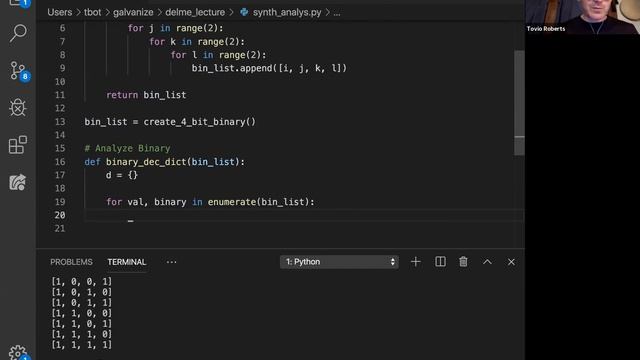 Galvanize DSI Technical Interview Coding Prep, Part 3: Relating decimal to binary смотреть онлайн