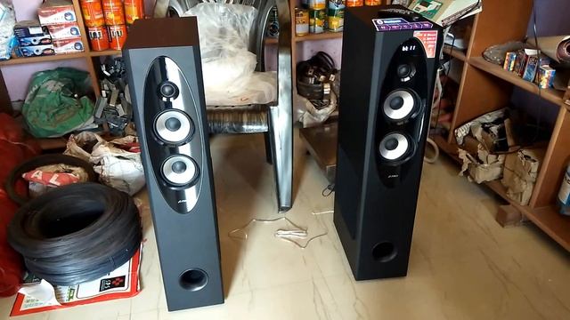 Unbox and Sound test F&D T60X Tower Speakers смотреть онлайн