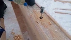 Сборка сруба на пружинный узел Сила (2)